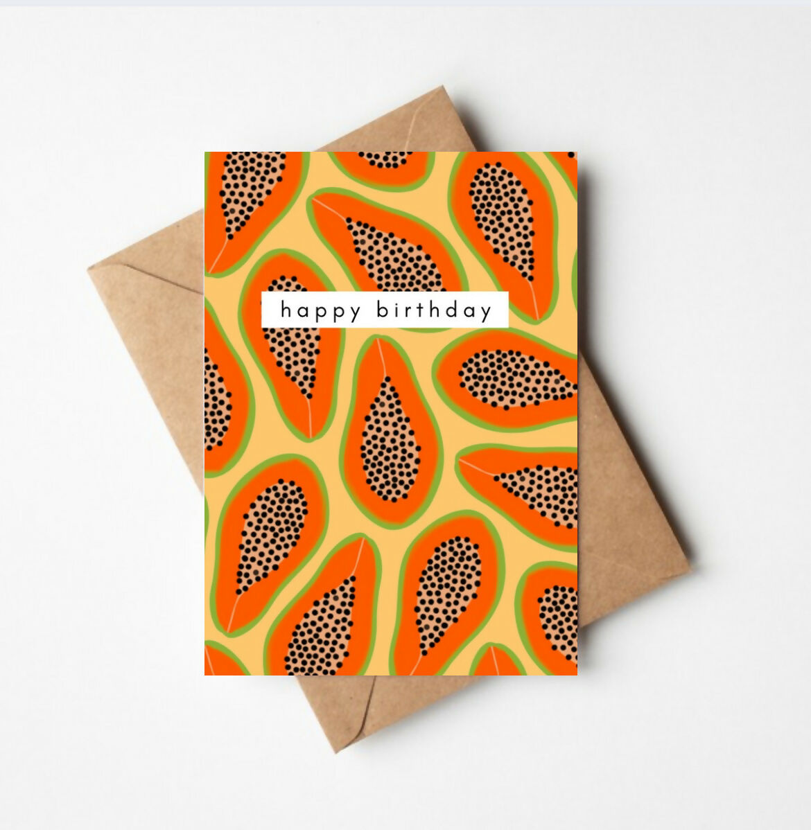 Papaya Birthday Card