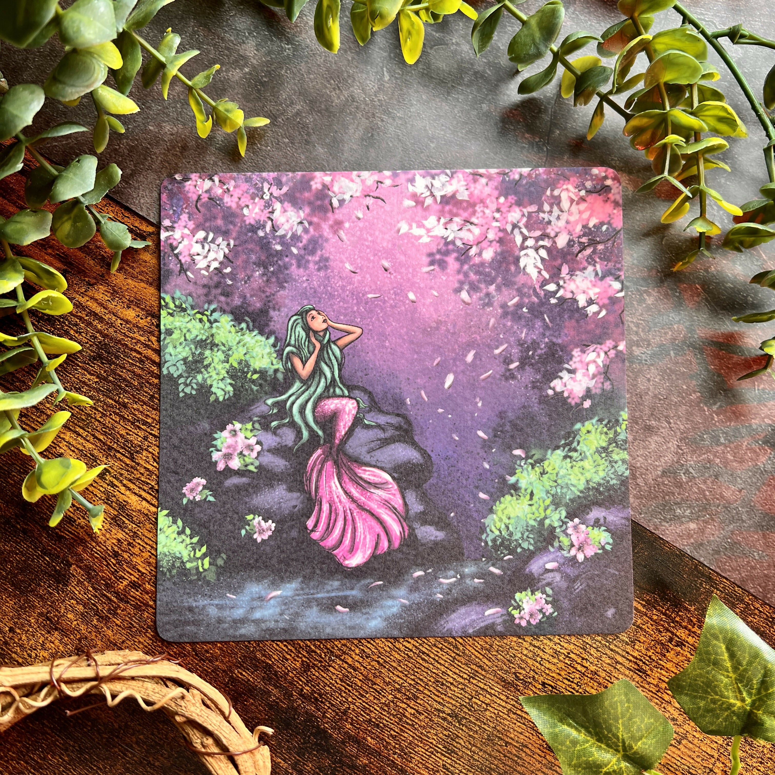 Blossom Mermaid | Green Hair Mermaid | Art & Soul