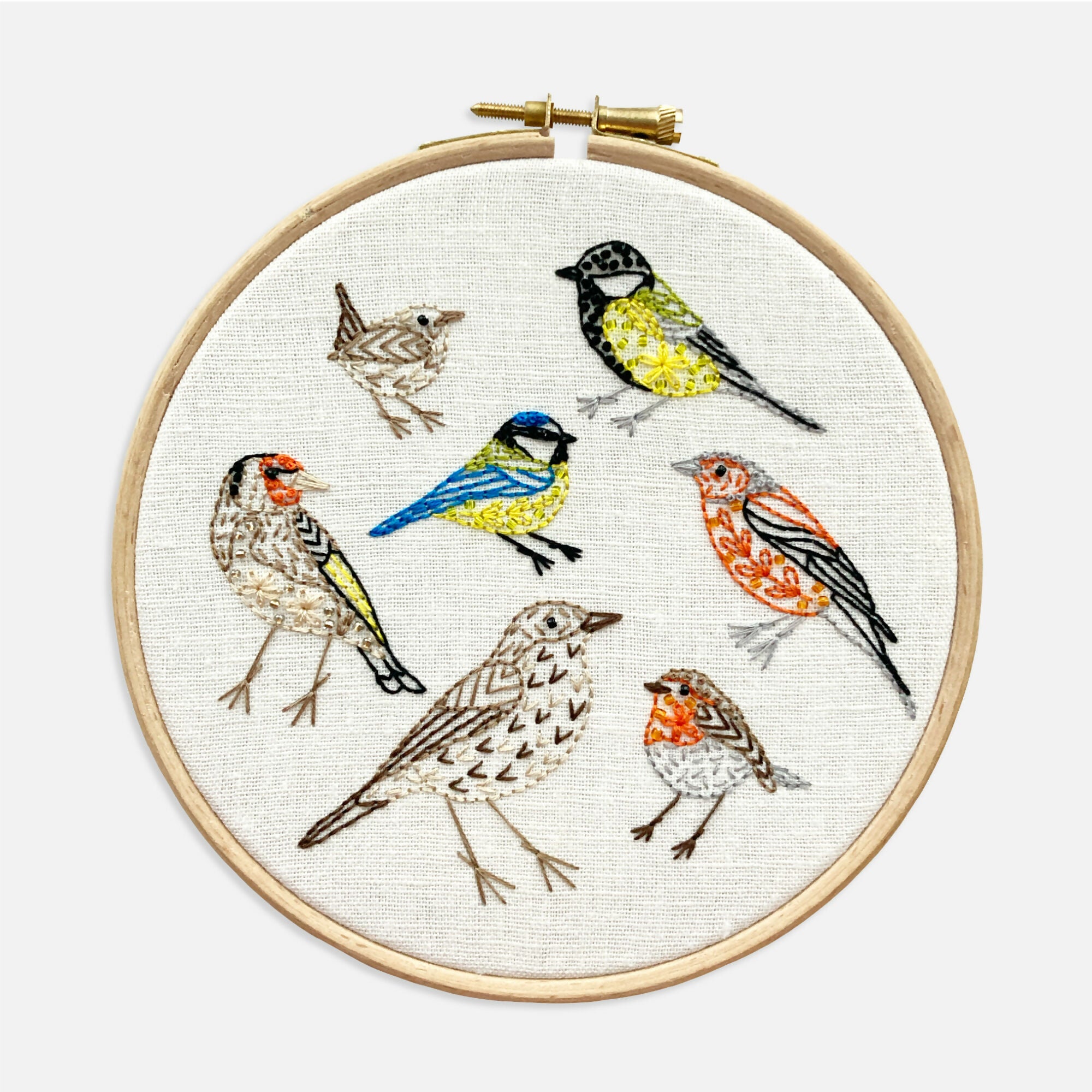 Bird Embroidery Kit Project
