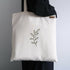 Hand Embroidered Leafy Tote Bag