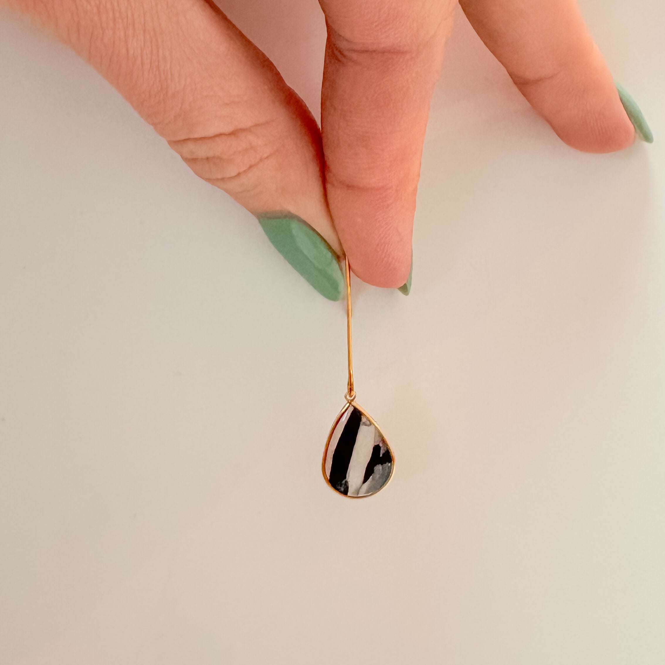 Long Teardrop Earrings