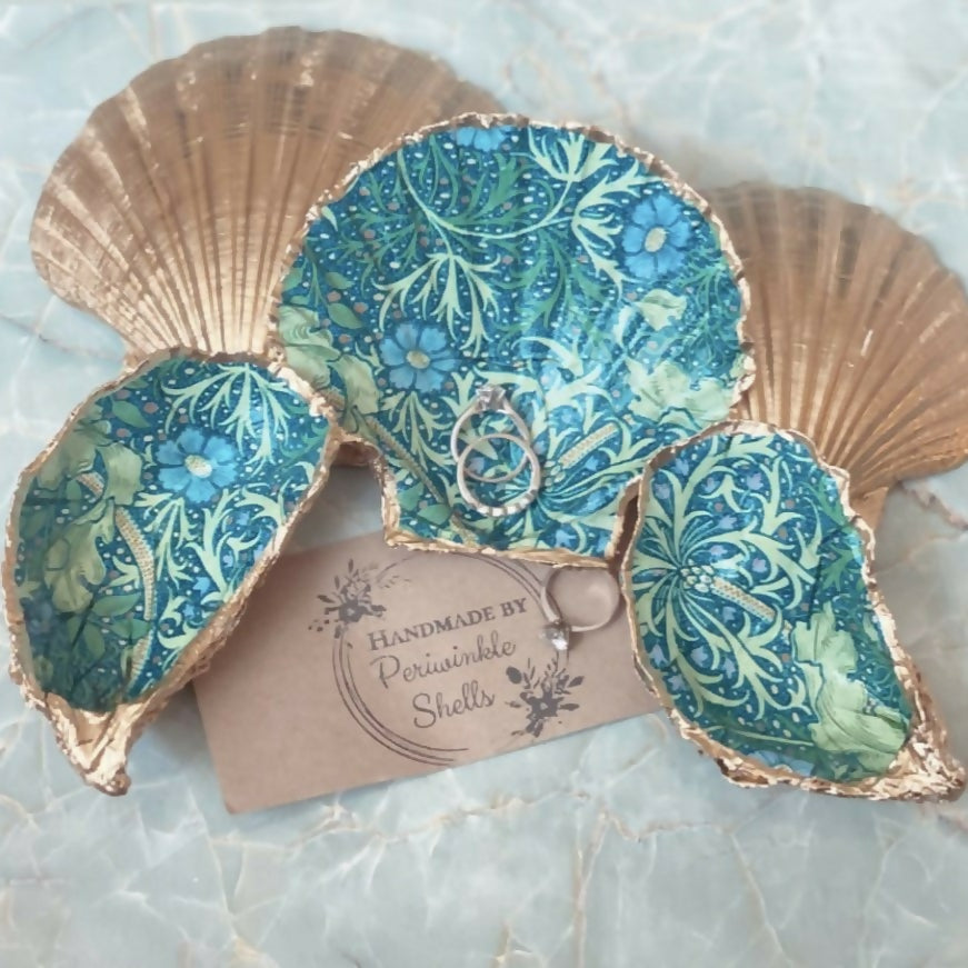 Handcrafted Seaweed Oyster Shell | Unique Home Decor | Art & Soul