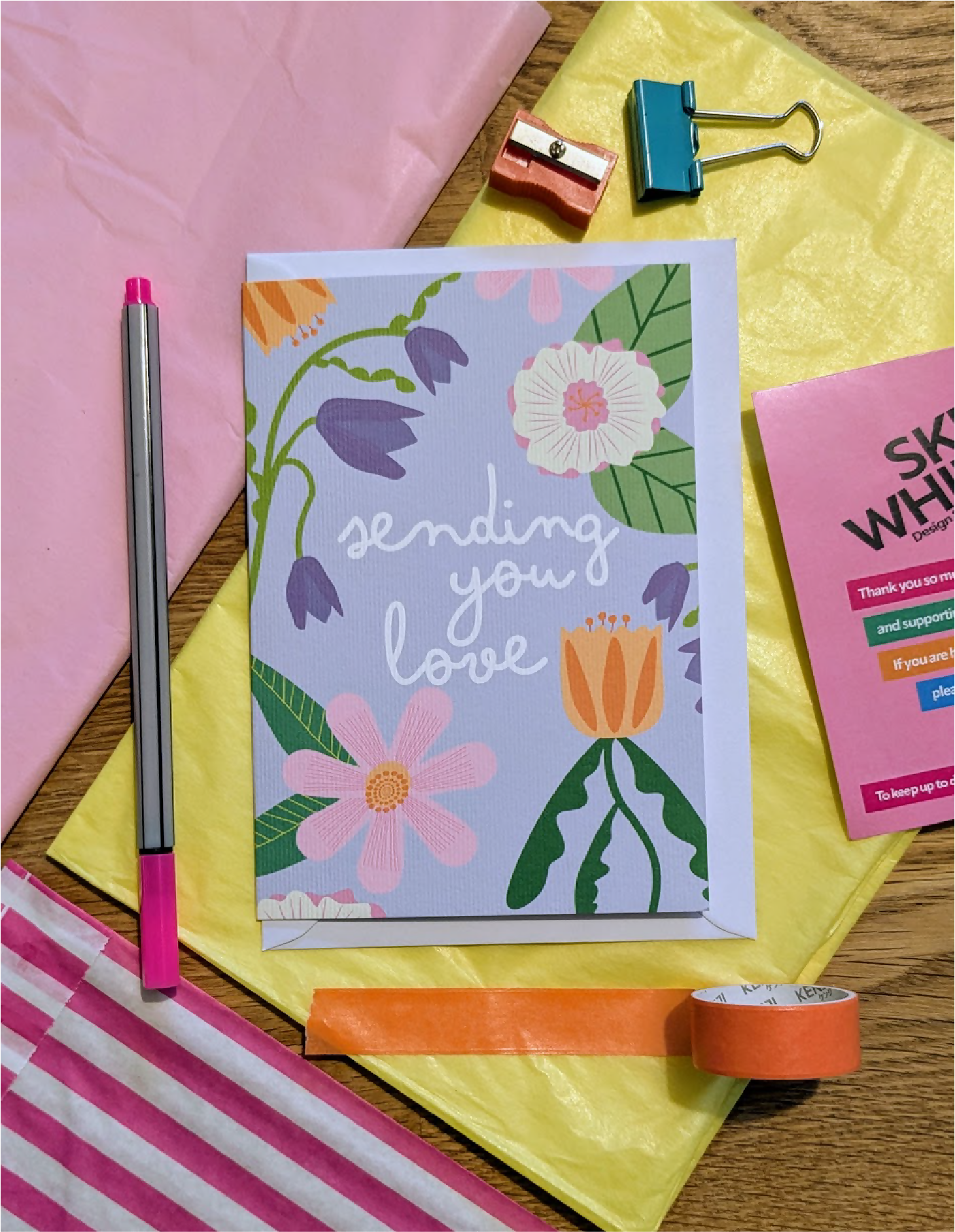 Sending you love card