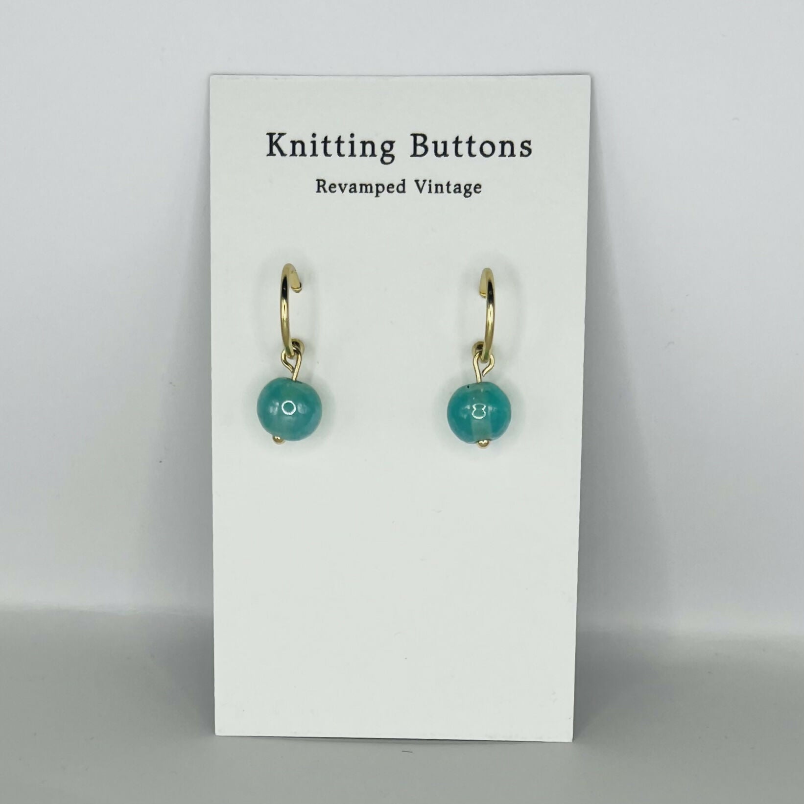 Revamped Vintage Earrings - Huggie Hoop