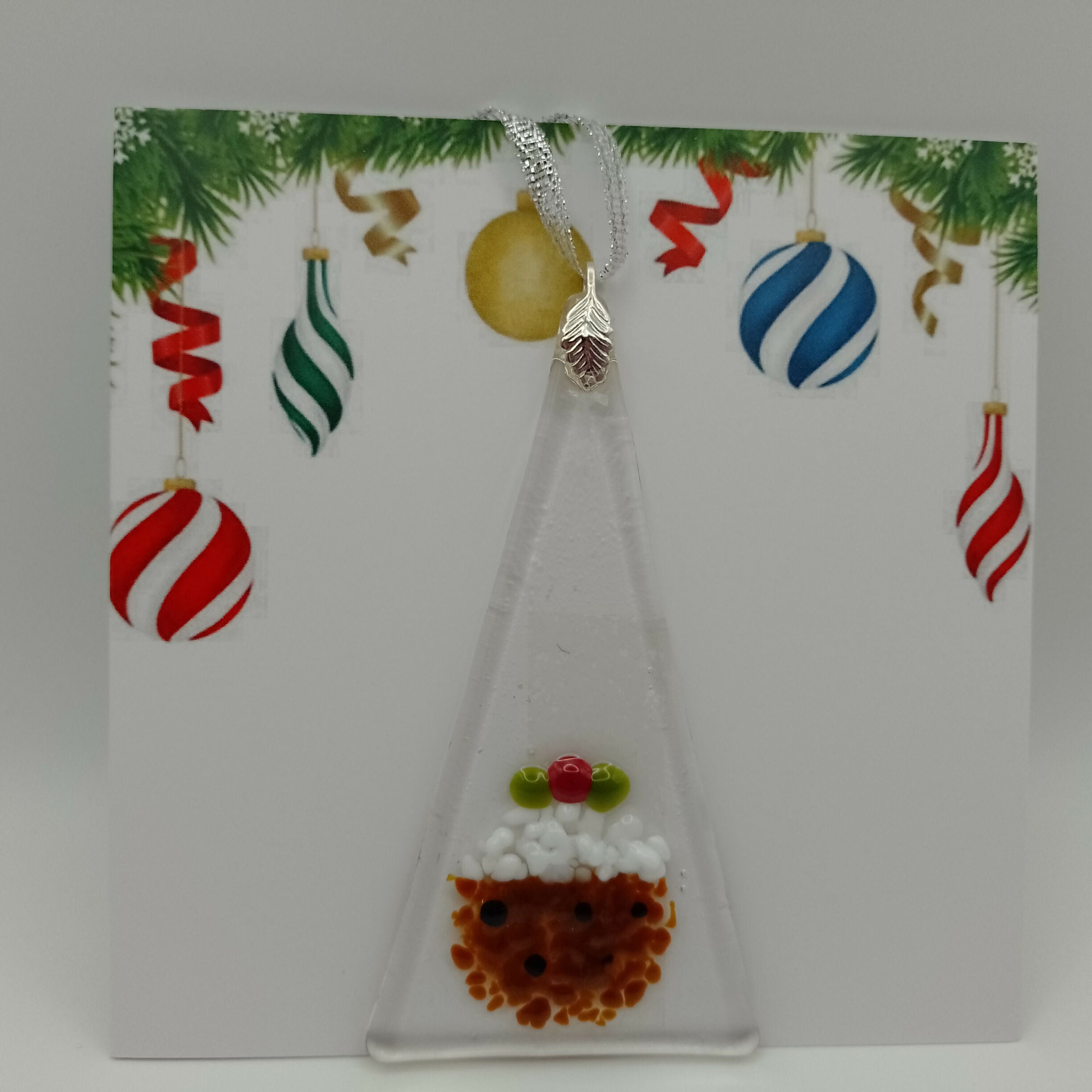 Fused Glass Christmas card