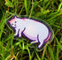 Acrylic Pin Badge - Not Fat Cat