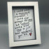 Original Poem - Multiple Options (A6 Box Frame)