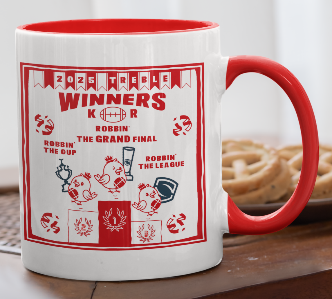 Hull KR Mug Treble Robins 2025 Design