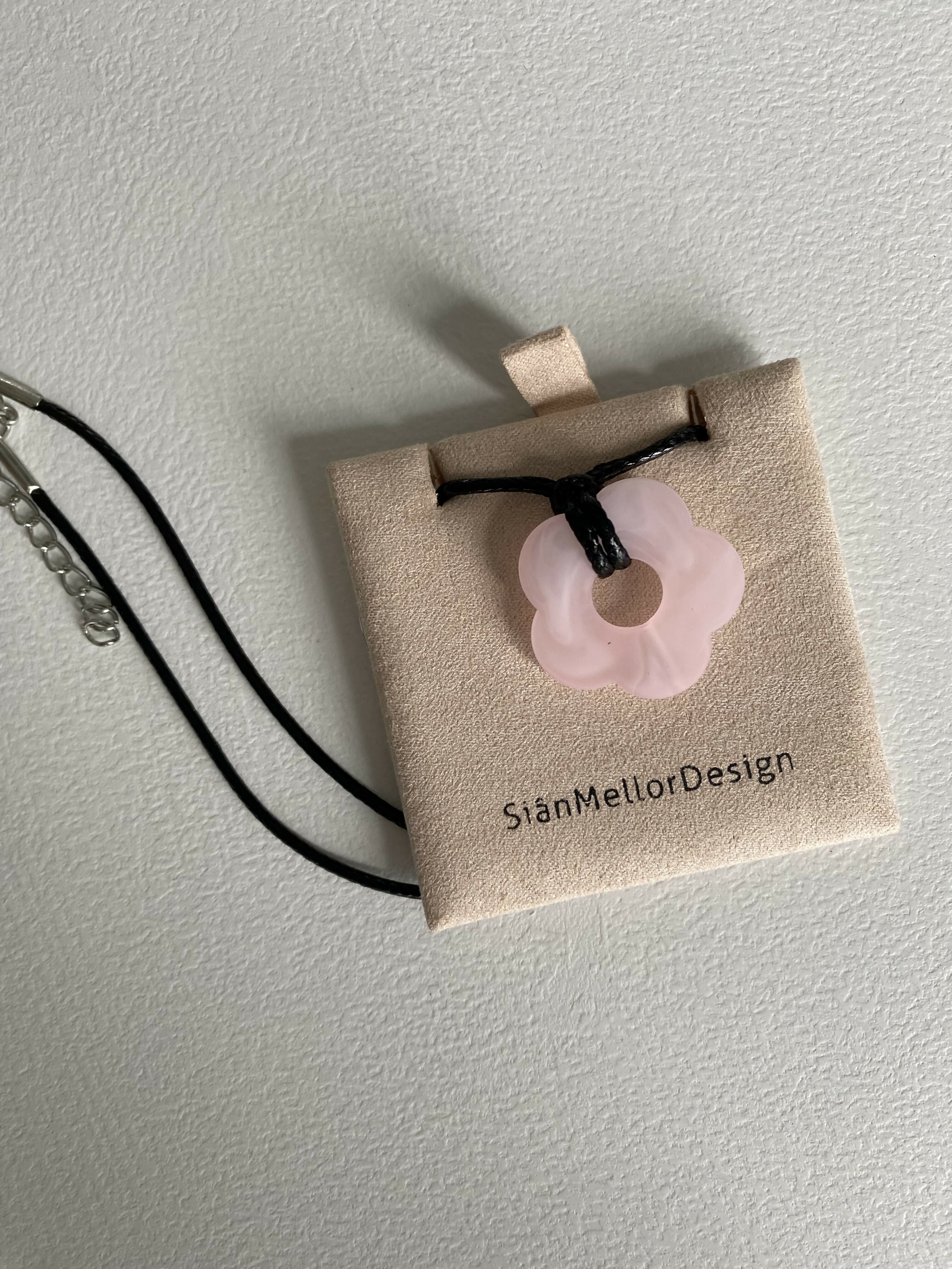 Resin Flower Necklace
