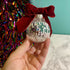 Crystal Infused Christmas Bauble - Merry & Bright