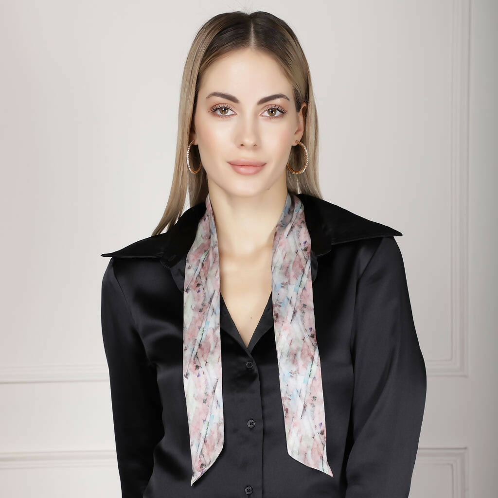 Silk Skinny Scarf | Elegant Accessories | Art & Soul