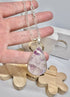 Pink Moonstone Teardrop Necklace