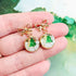 Handmade Christmas Penguin Or Trees Baubles Resin Earrings With Bow Studs