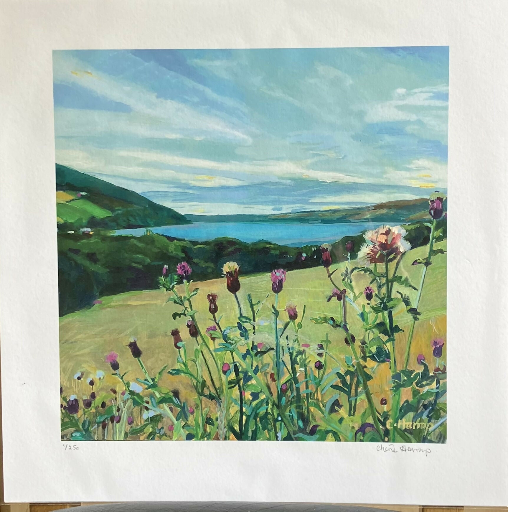 Loch Ness 12 x 12” Limited Edition Giclee Print