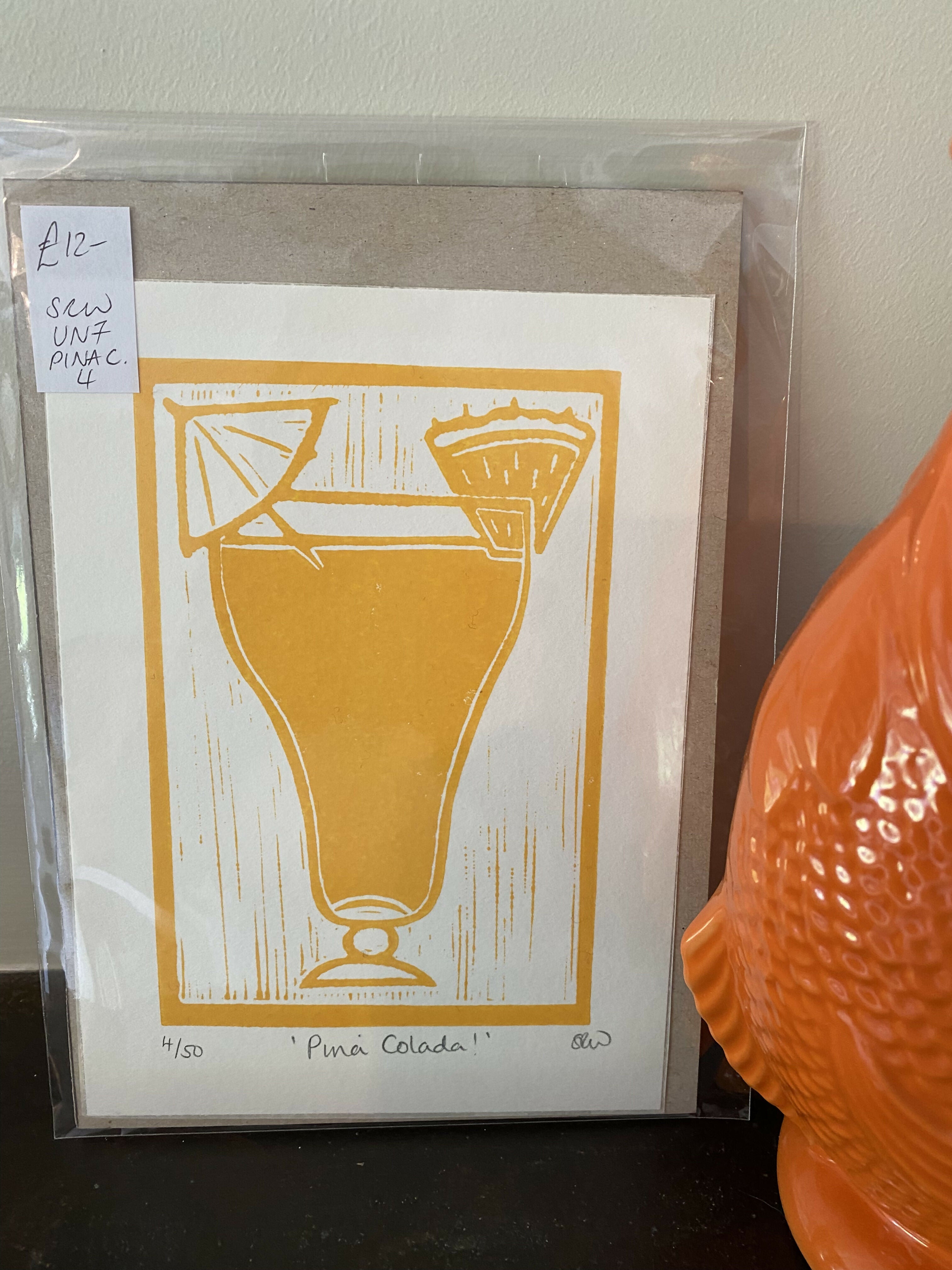 Unframed Limited Edition Lino Cut Prints - 2 - Assorted