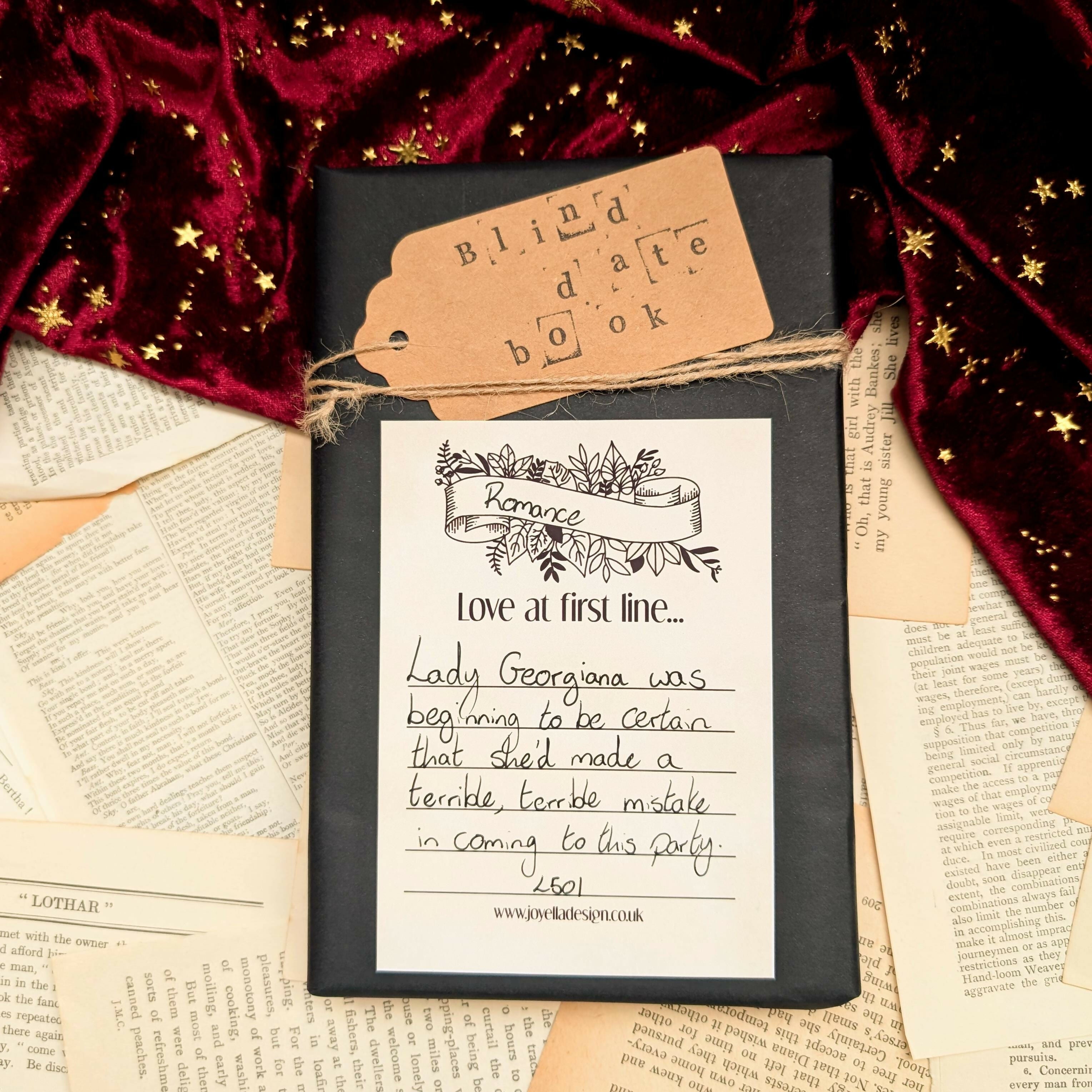 Blind Date Book- Romance Love At 1st Line L501