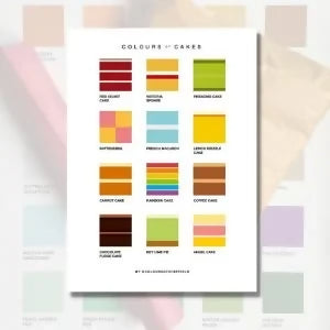 Colours of Cakes Print