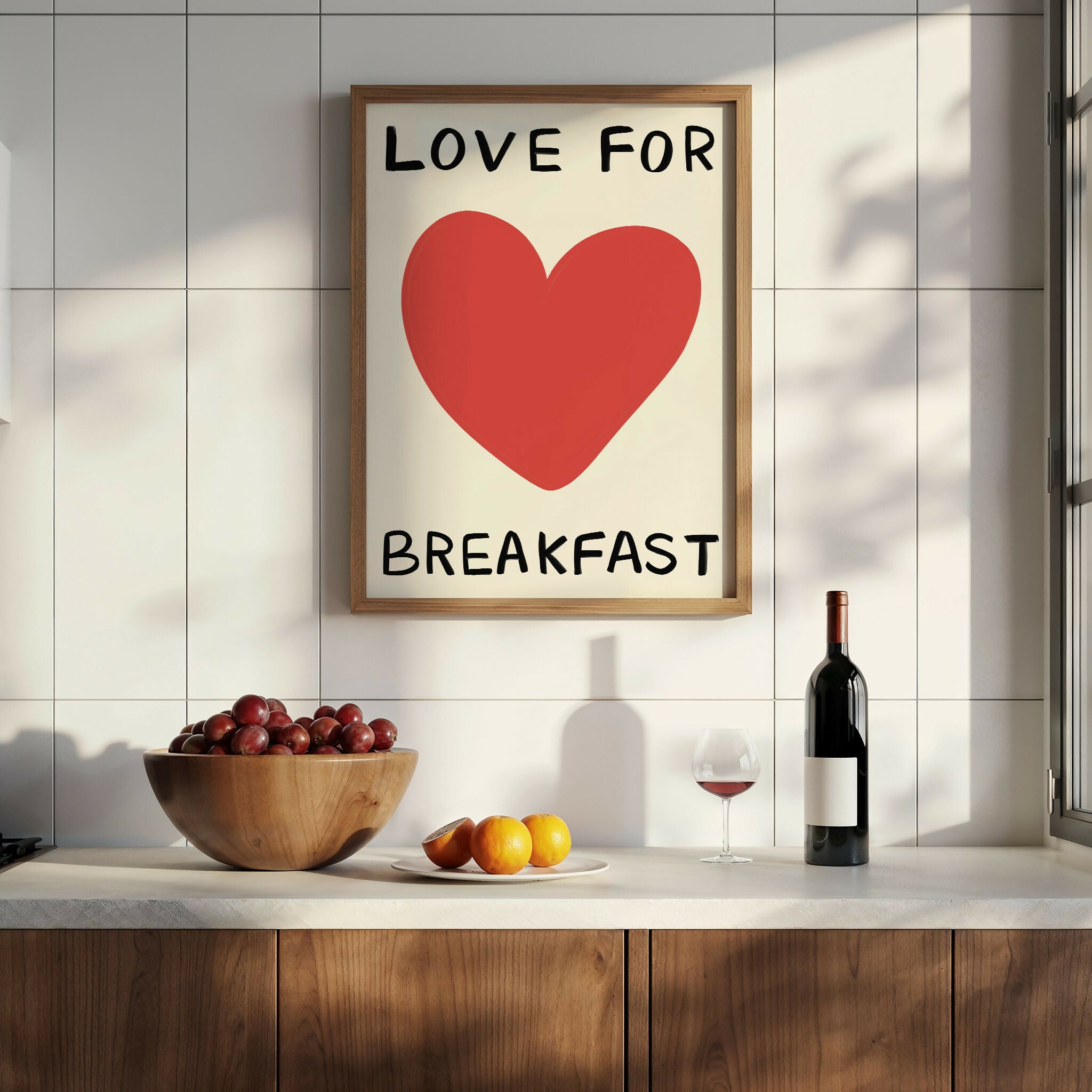 Love For Breakfast Print