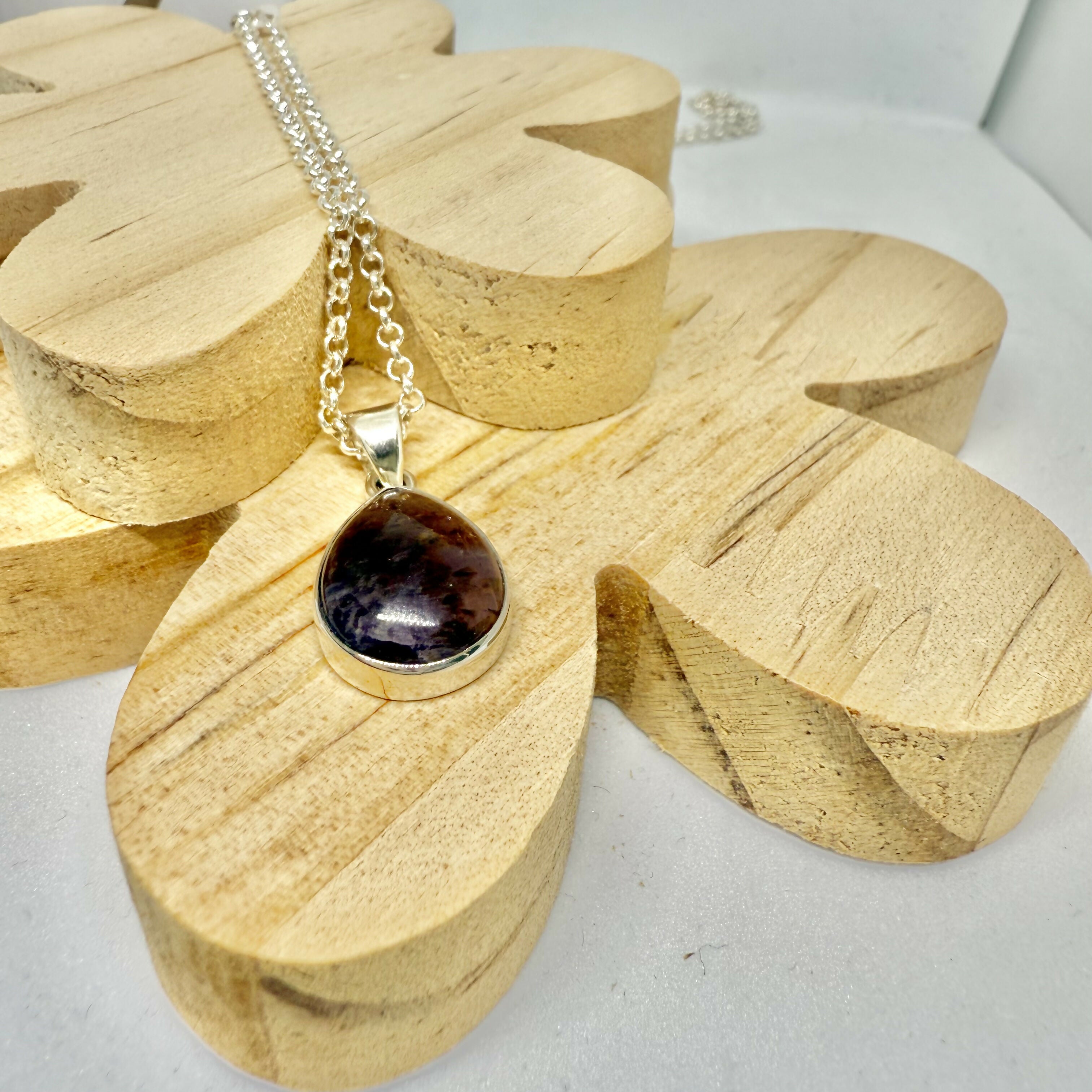 SUPER SEVEN STERLING SILVER NECKLACE