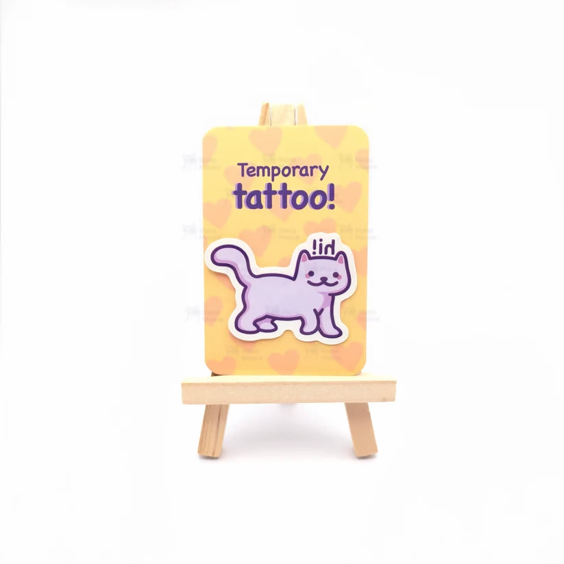 Temporary Tattoos - Cat Themed - Sold Individually
