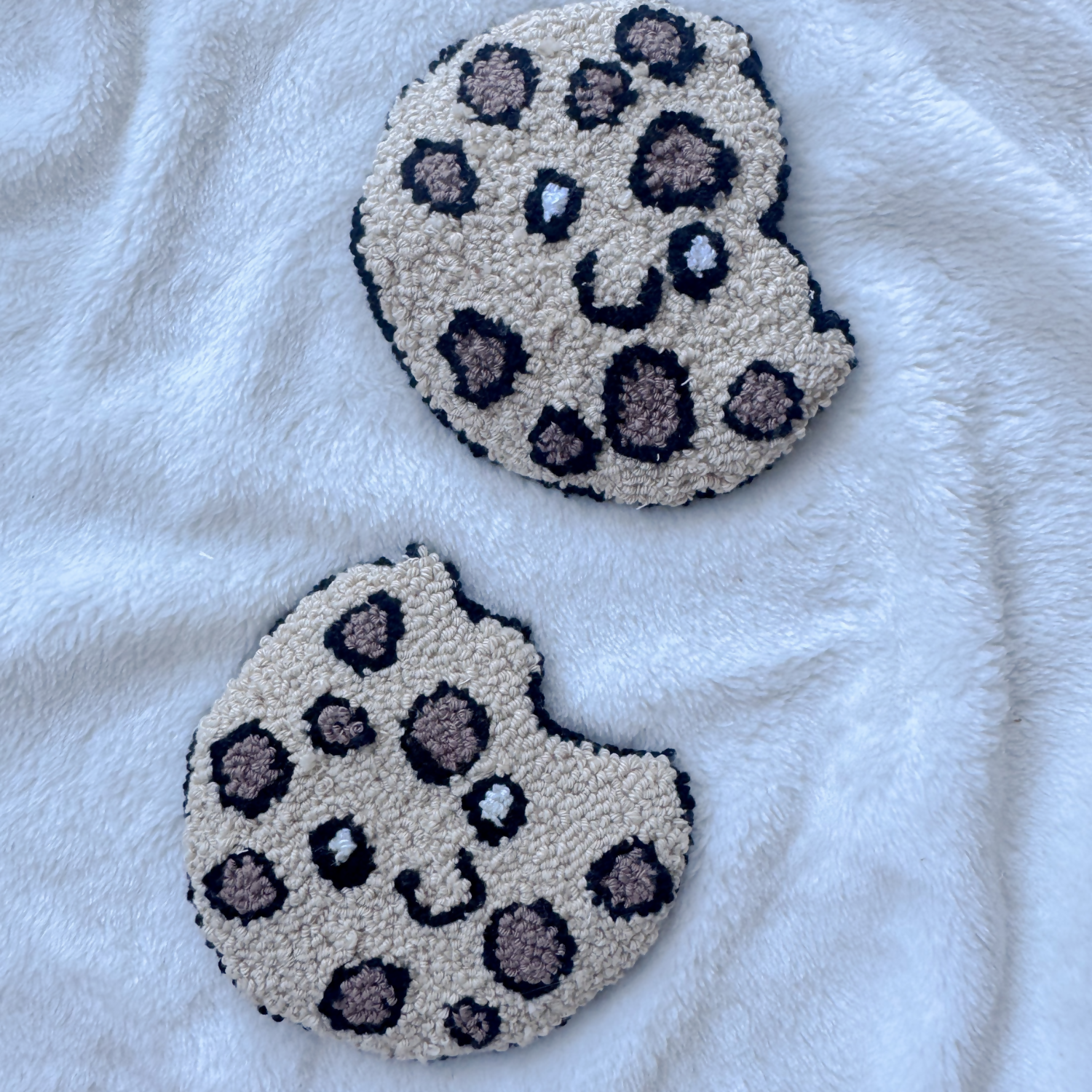 Cute and Cosy Cookies Punch Needle Mug Rug