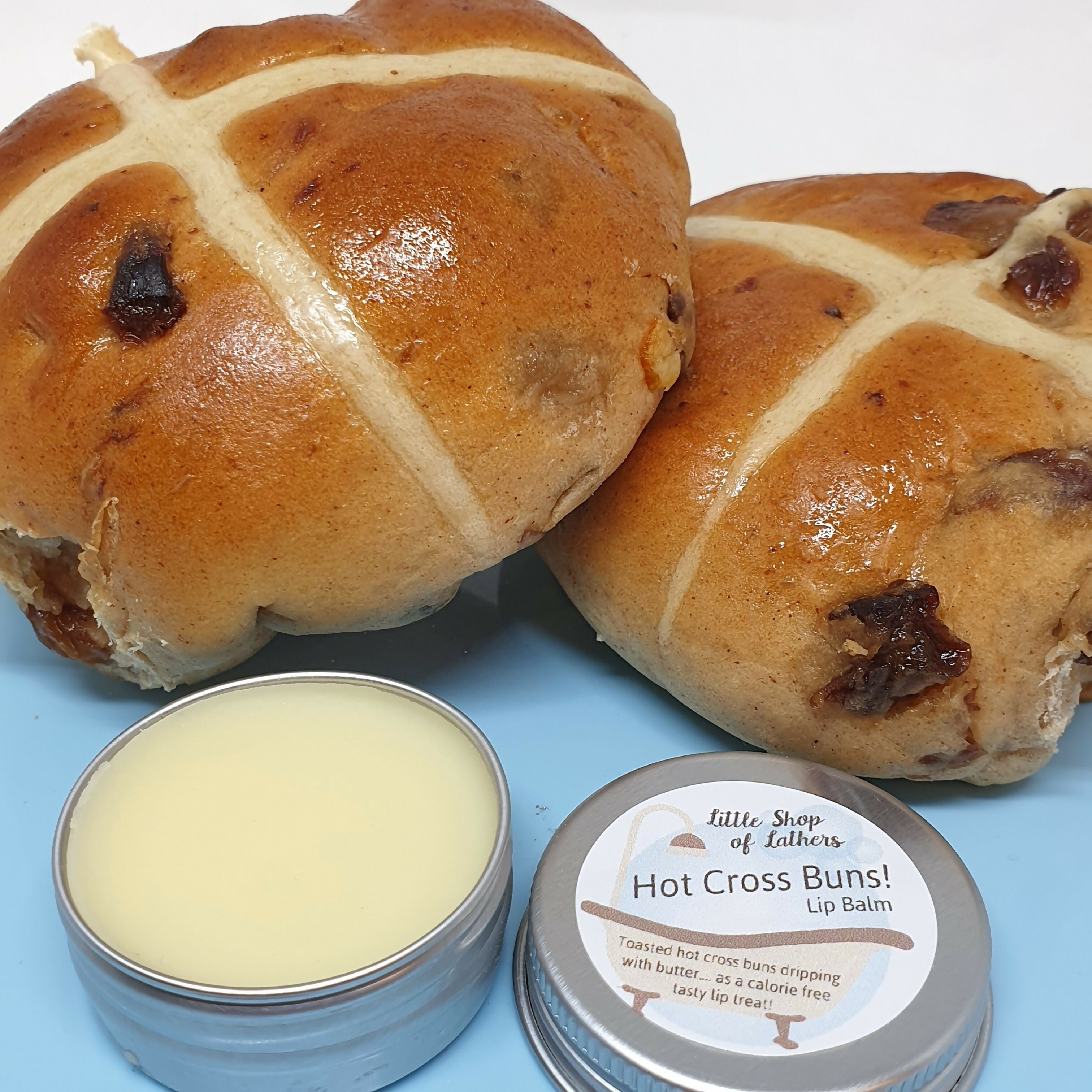 lip balm - hot cross buns