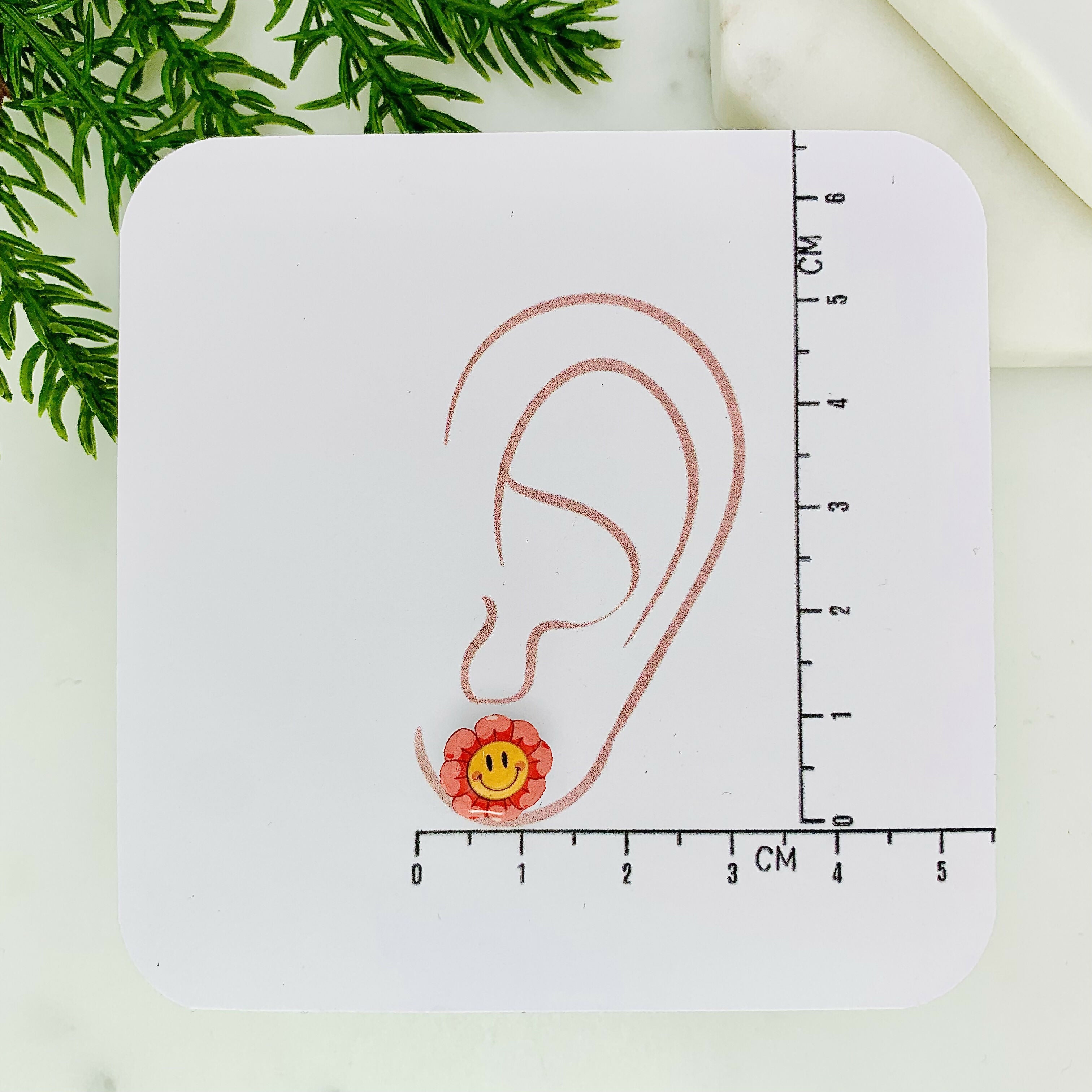 Happy Flower Stud Earrings