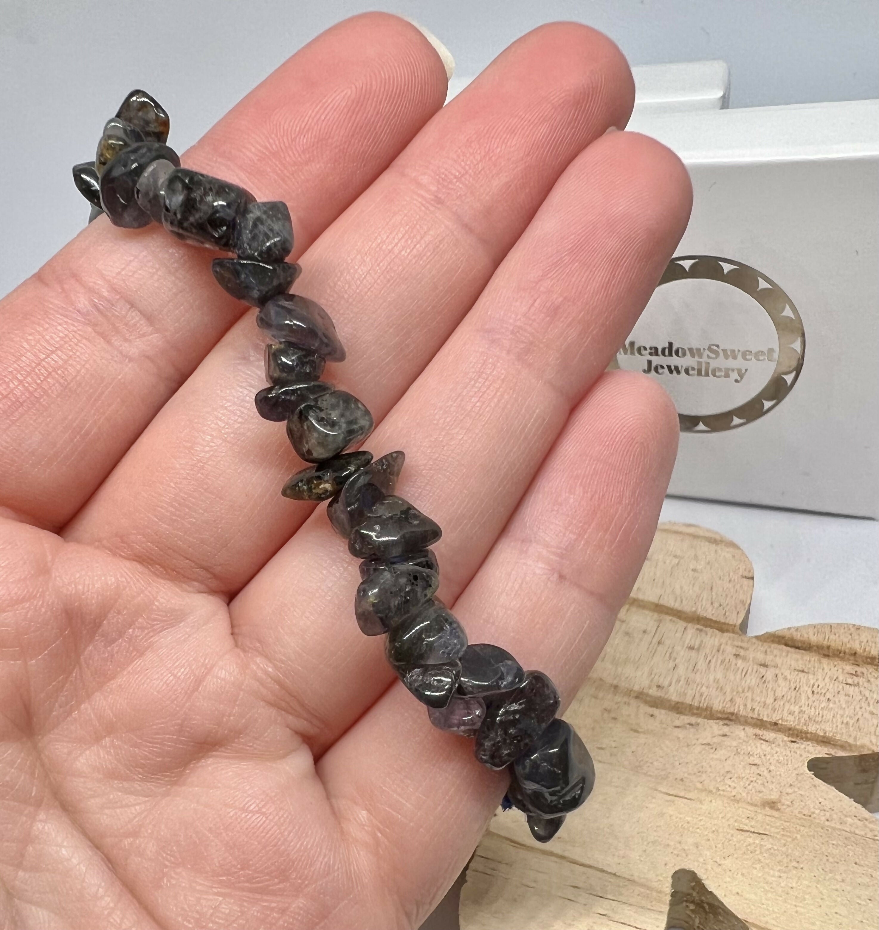 Lolite chip bracelet