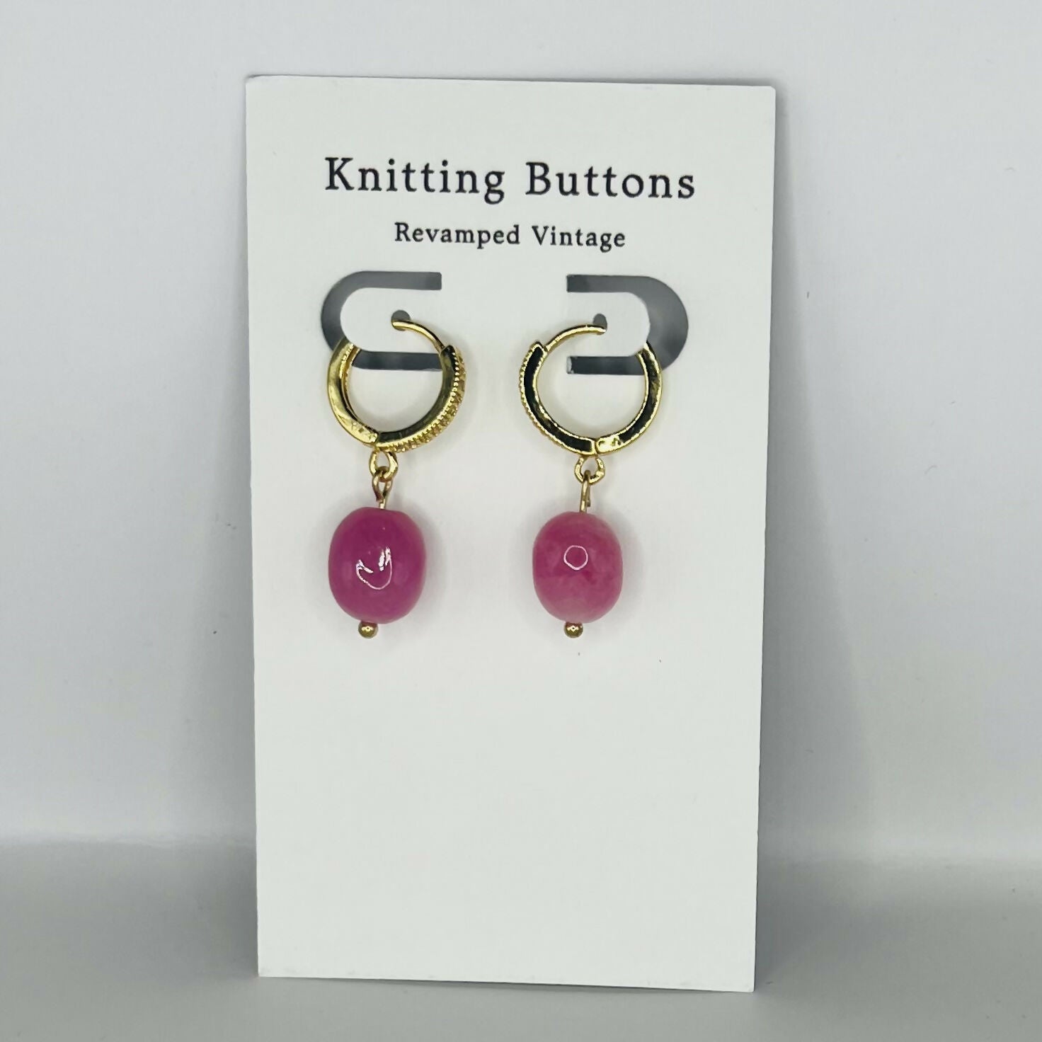 Revamped Vintage Earrings - Huggie Hoop