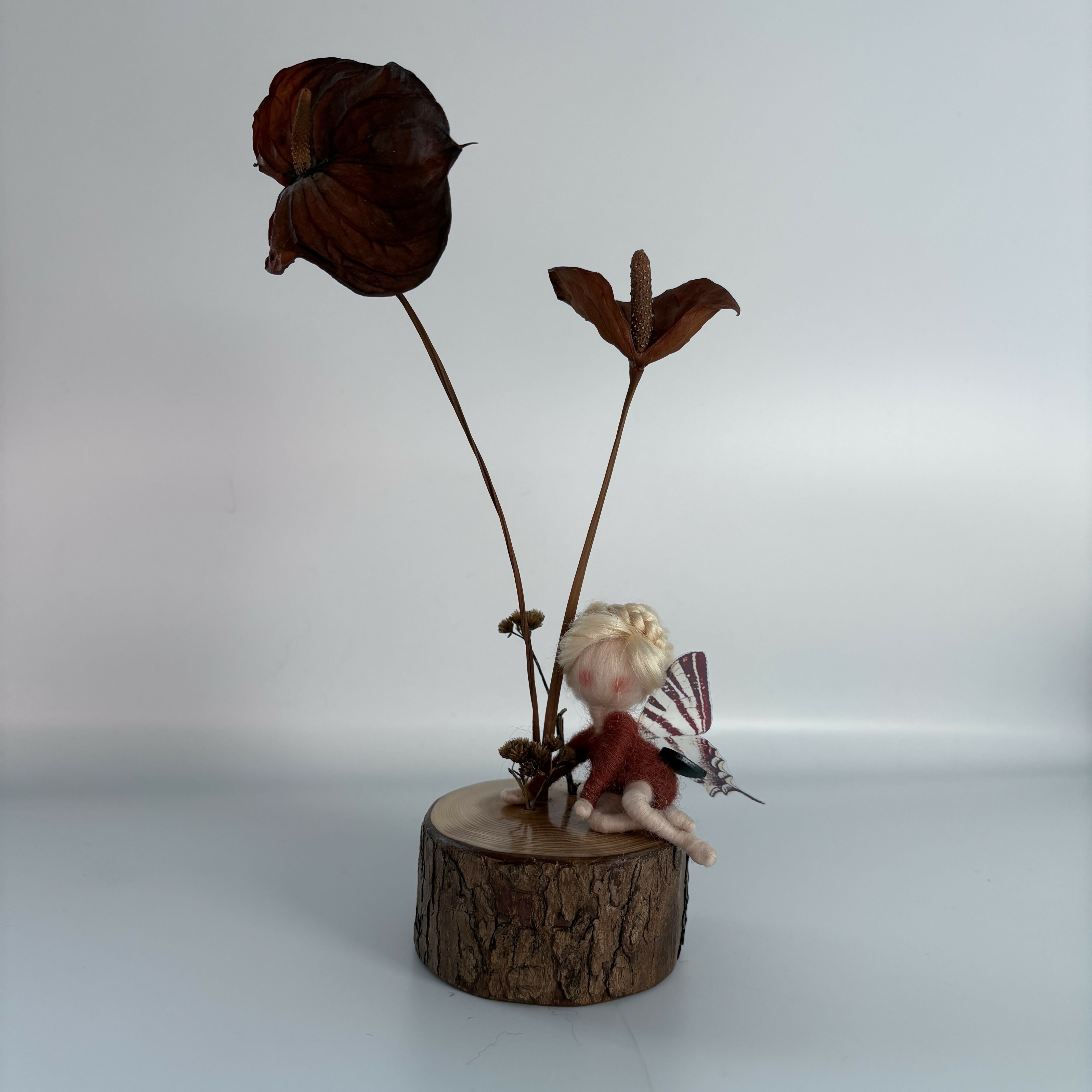 Autumnal Dried Flower Piece