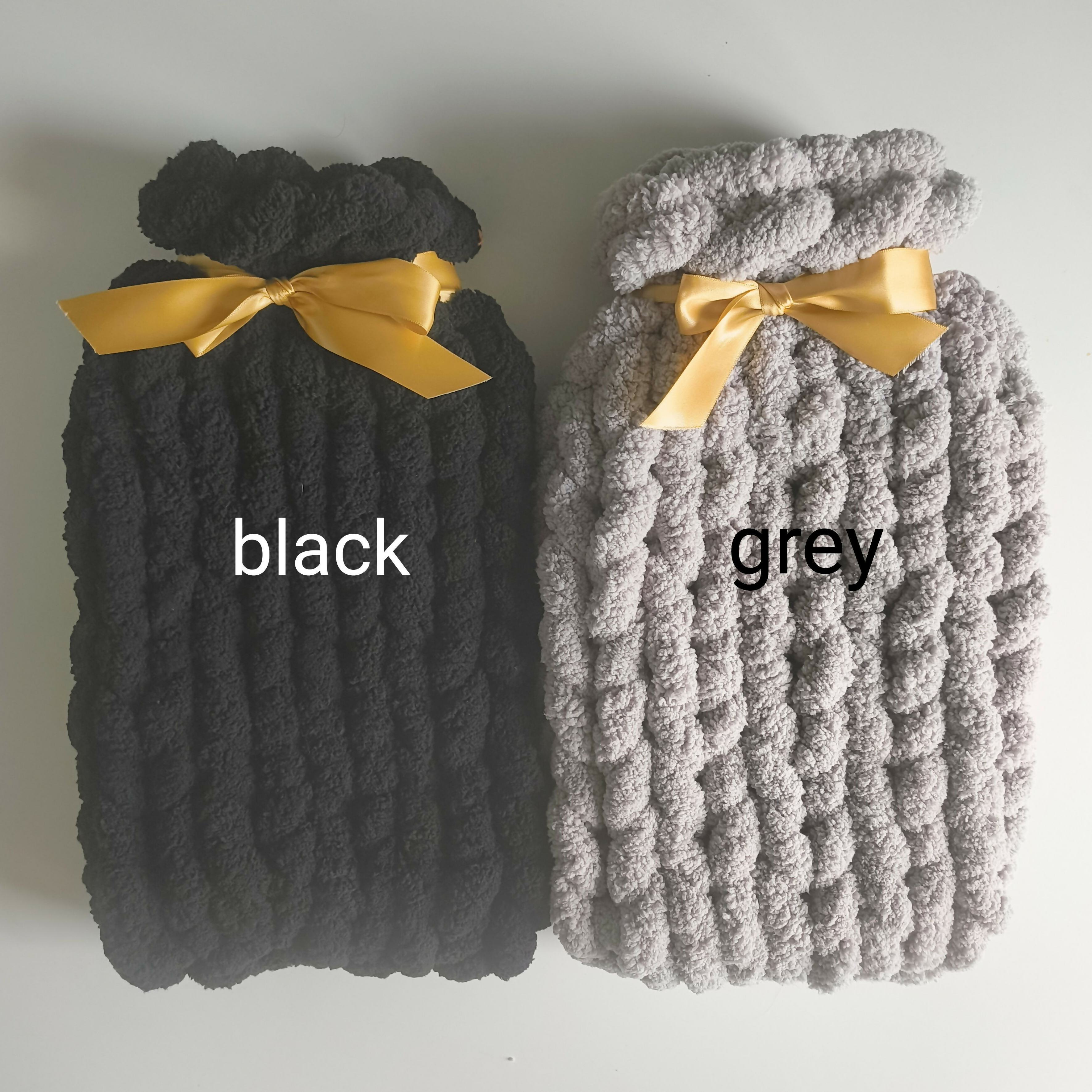 Hand Knitted Hot Water Bottle Cover