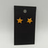 Sunflower Yellow Enamel Star Stud Earrings
