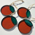 Orange Stained Glass Suncatcher