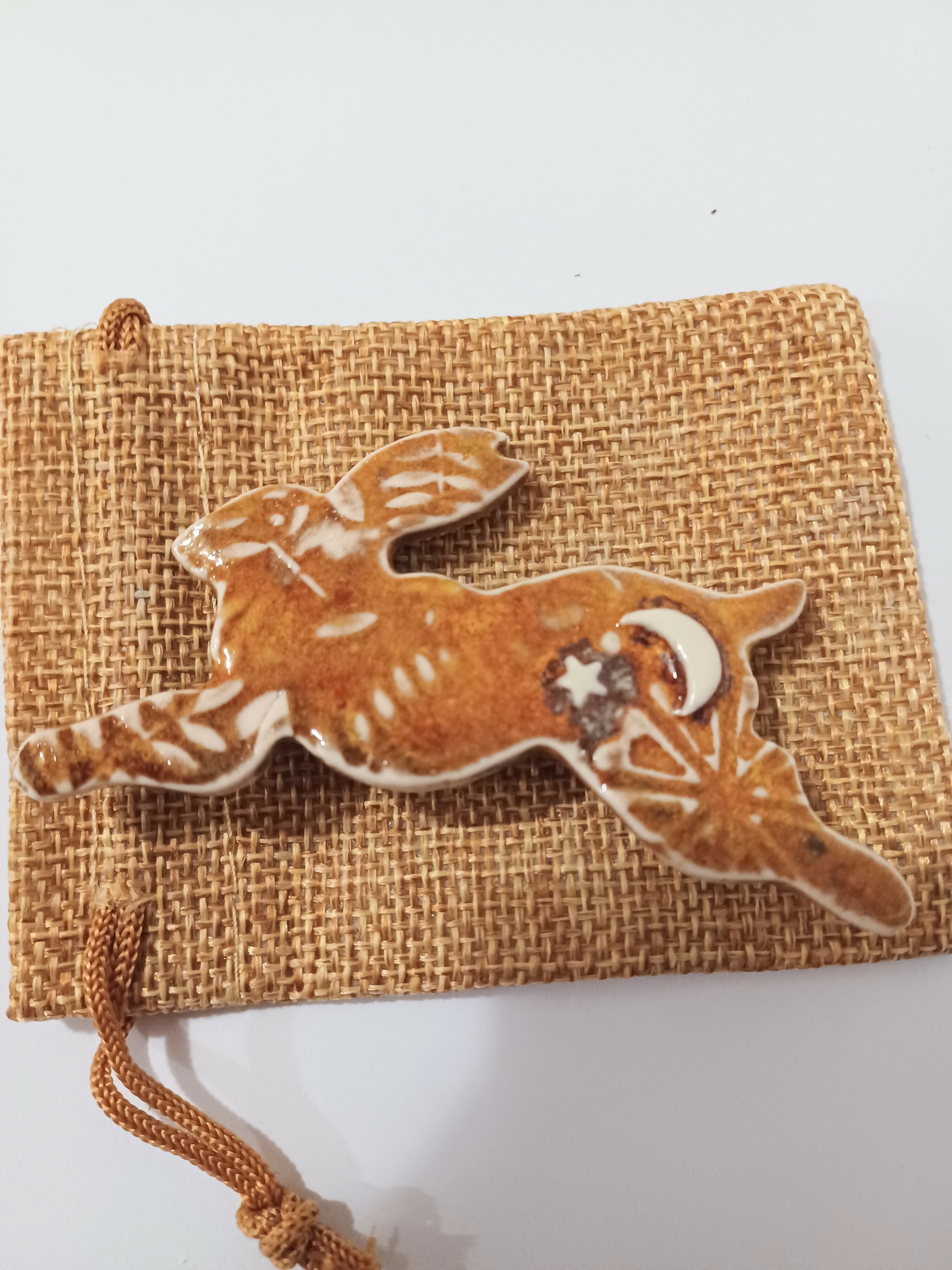 Hare Brooch