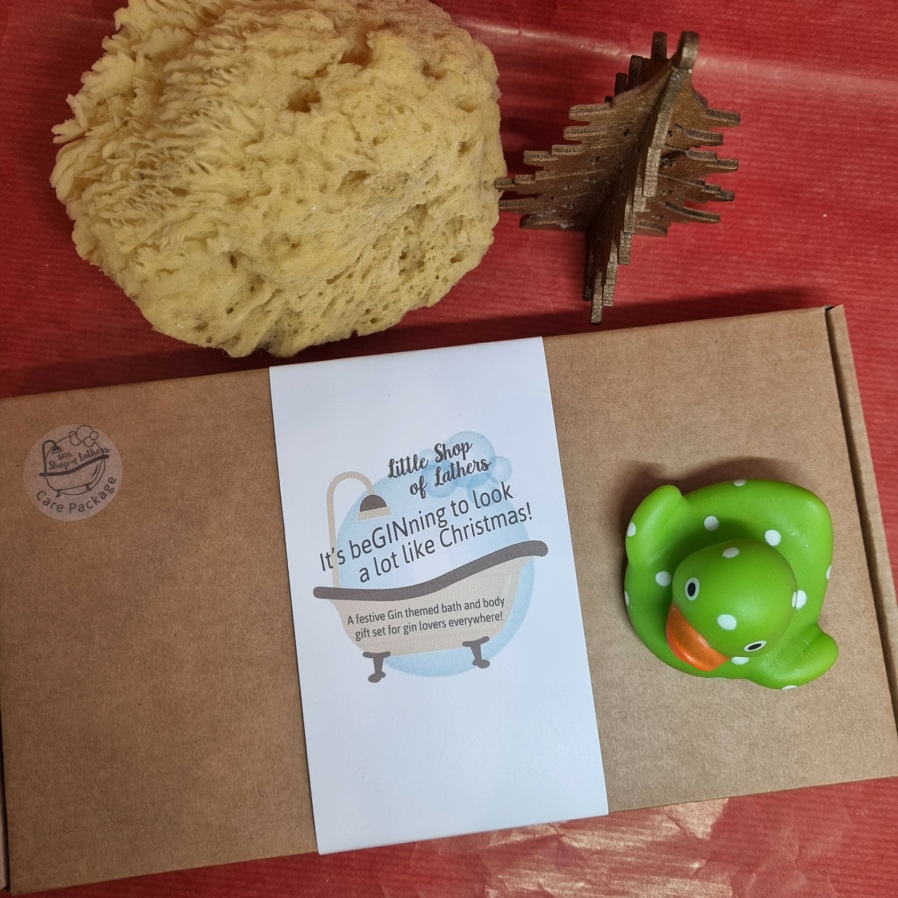 It's be-GIN-ning To Look Like Christmas Gift Set - Gin Themed Christmas Pampering!