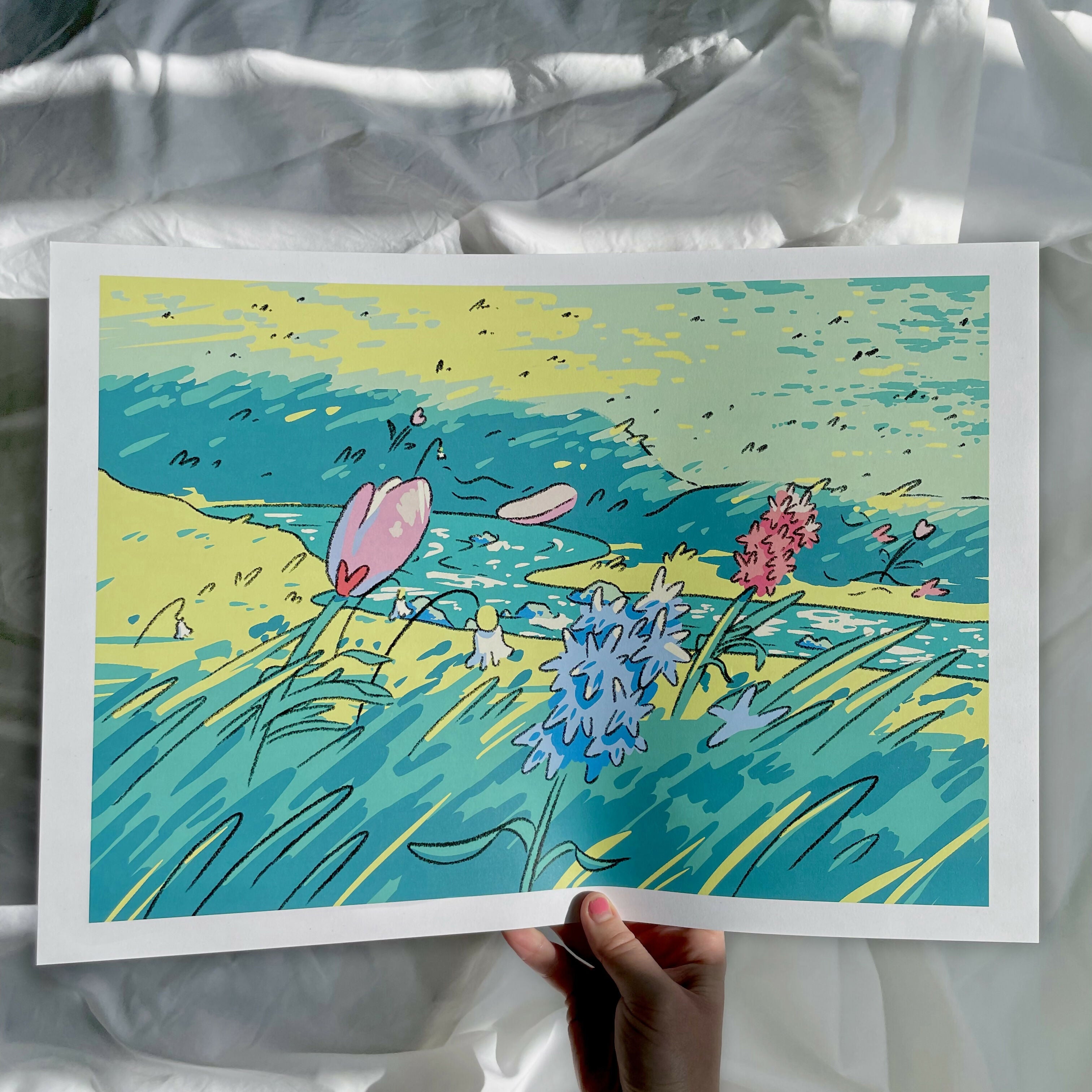 Slice of Spring A3 Print