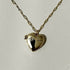 heart locket close up