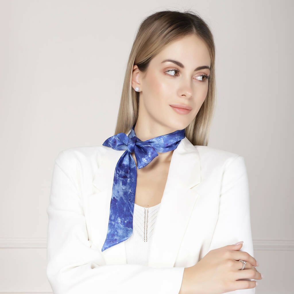 Silk Skinny Scarf | Elegant Accessories | Art & Soul