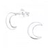 Crescent moon Stud