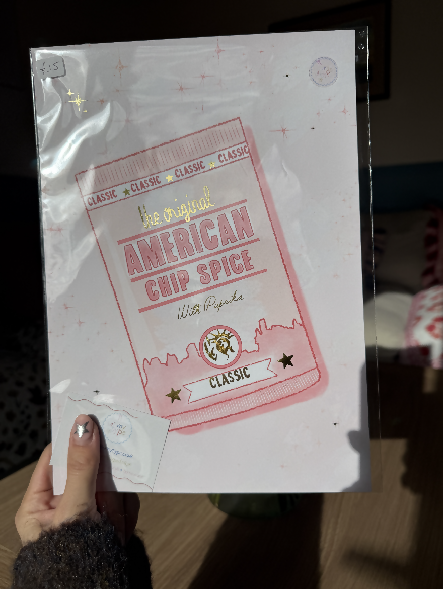 Hull Chip Spice Print