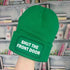 Shut The Front Door Cuffed Rectangular Patch Beanie Hat