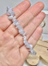 Blue lace agate chip bracelet