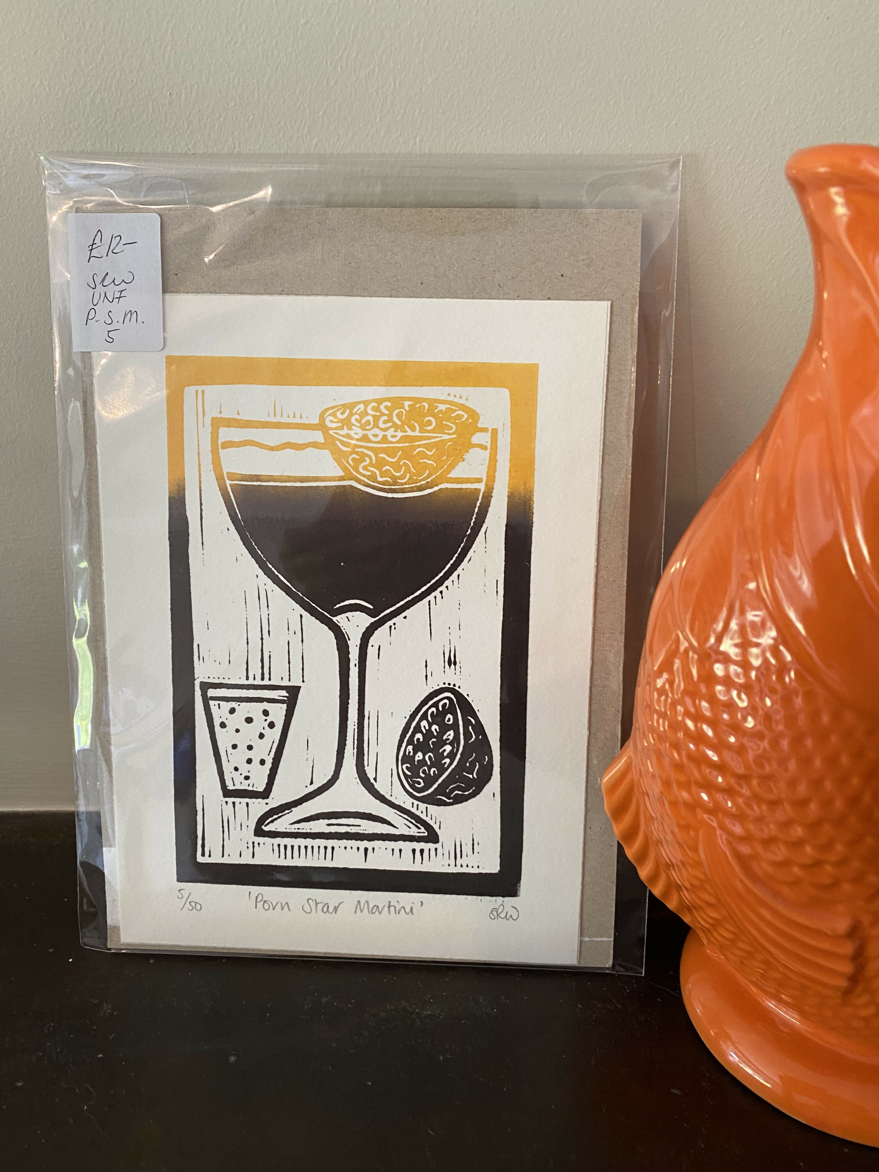 Unframed Limited Edition Lino Cut Prints - 2 - Assorted