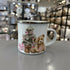 Teddy Under The Christmas Tree 120z Enamel Mug For Kids
