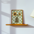 Sunflower Vase Print in Green