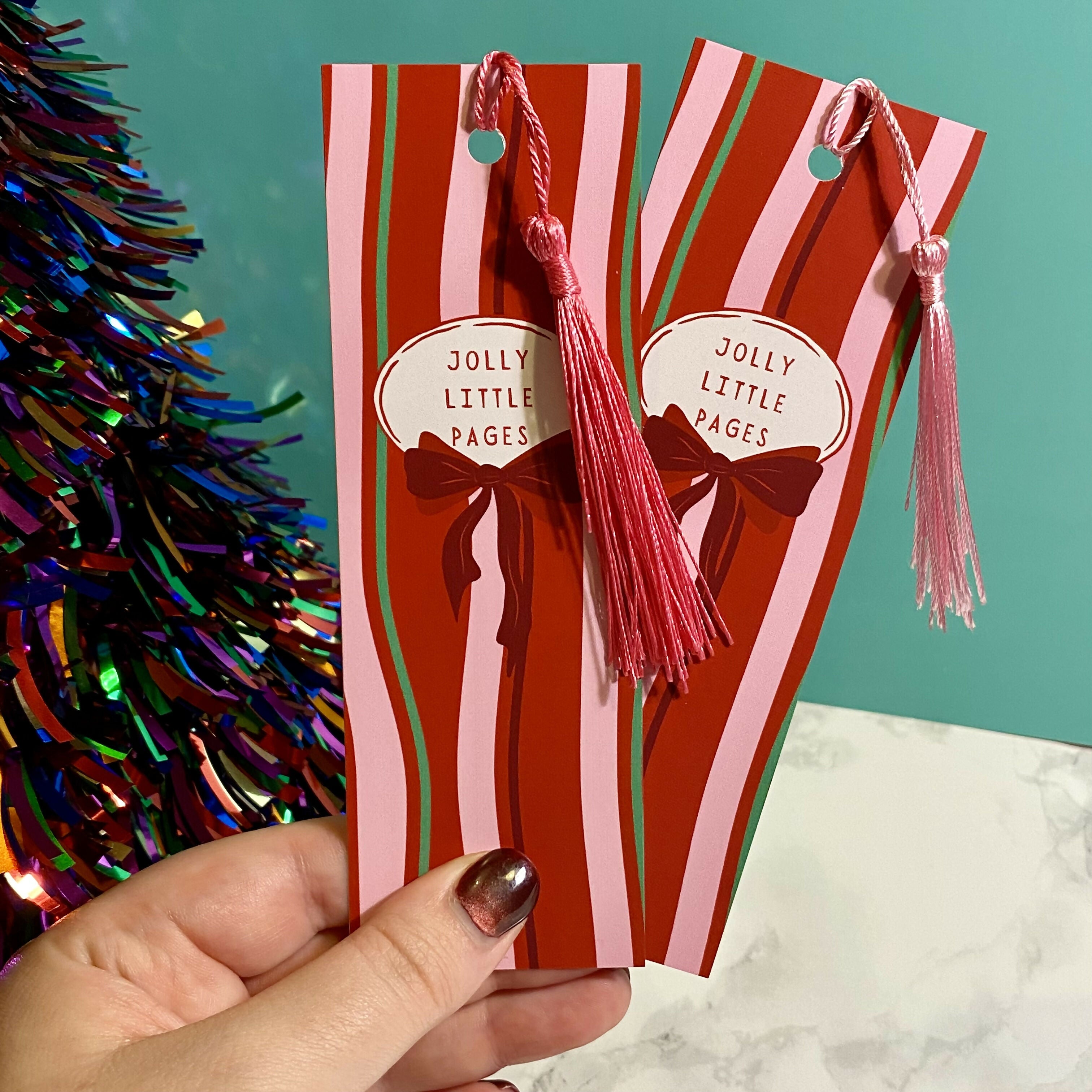 Festive Bookmark - Jolly Little Pages