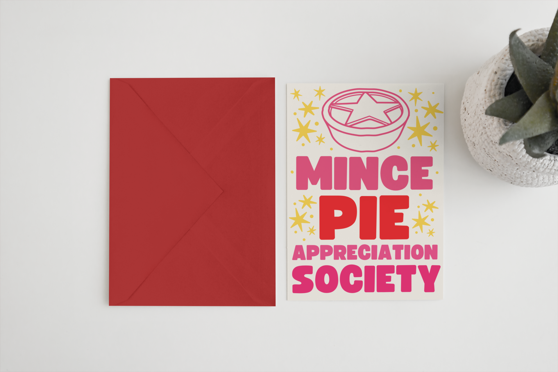 Mince Pie Appreciation Society Card