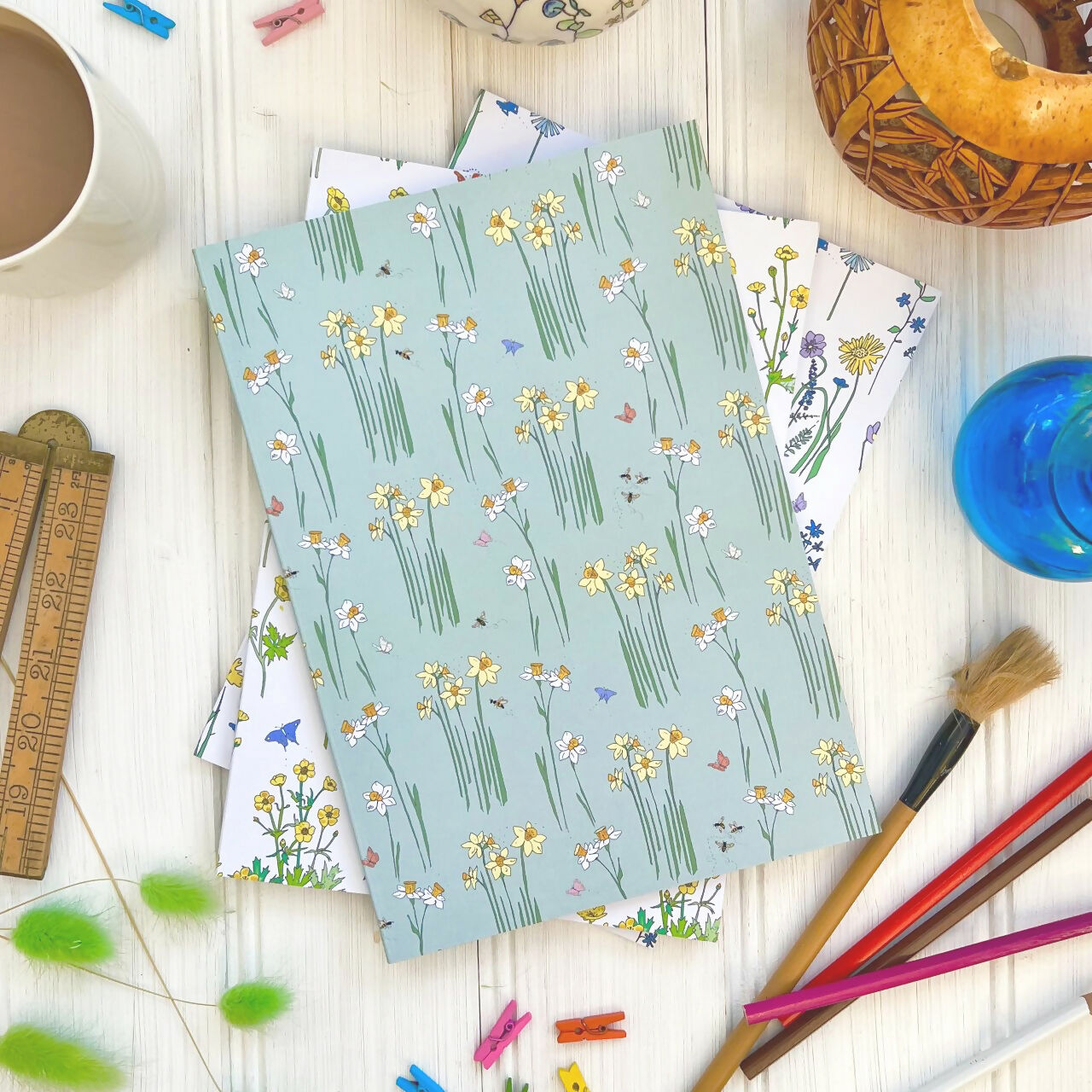 Daffodil Journal Drawing Notebook