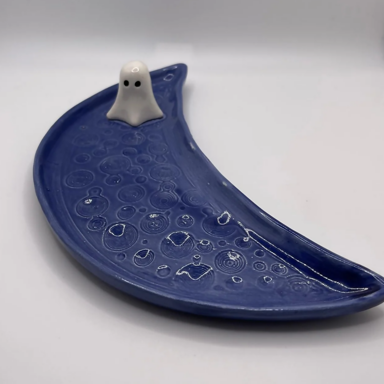 Blue Ghost & Moon Plate