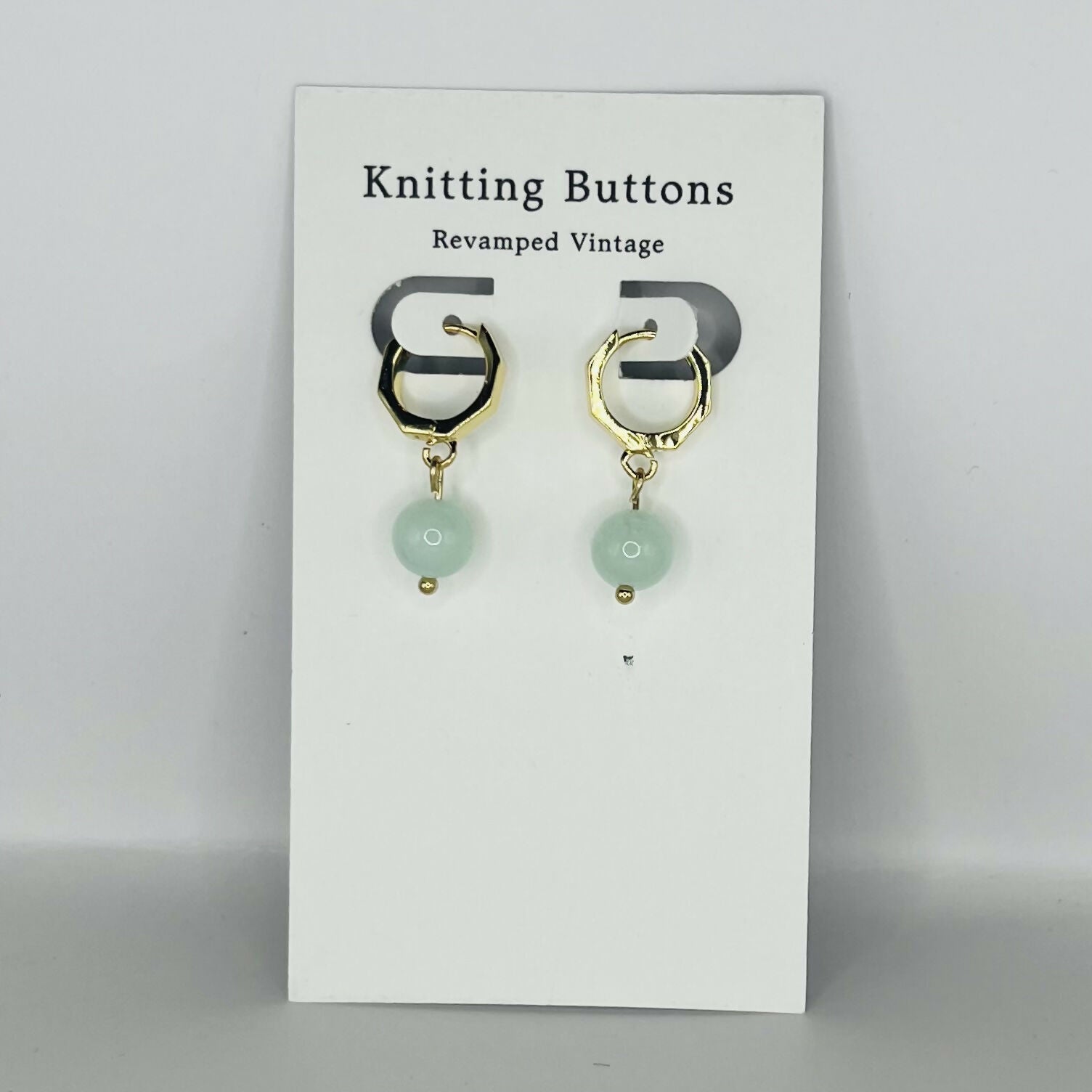 Revamped Vintage Earrings - Huggie Hoop